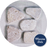 2016-P8 - Mosaic Stone Slice- Travertine - Craft Pack